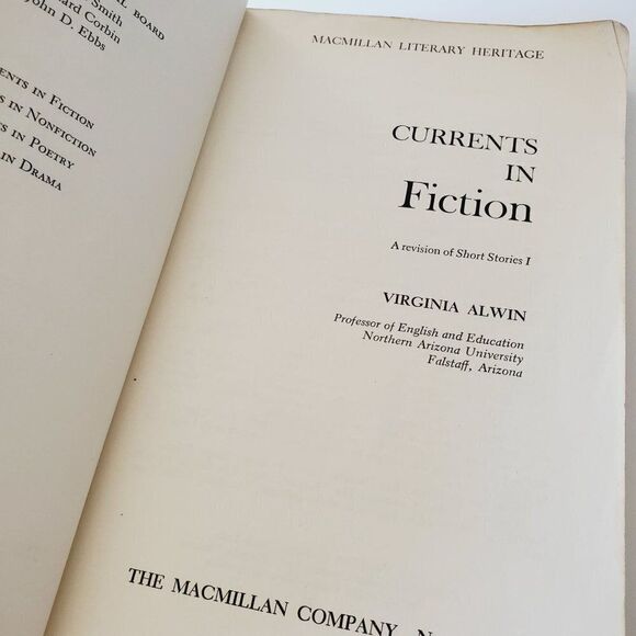 Vintage 1980s Currents In Fiction Paperback GUC - Picture 6 of 9